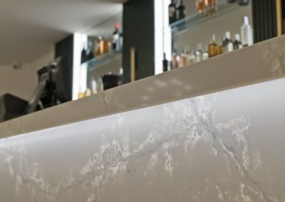 ice white bar top